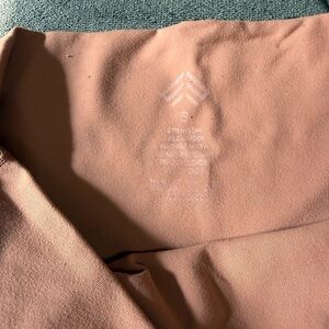 Tan High-Waisted Shorts